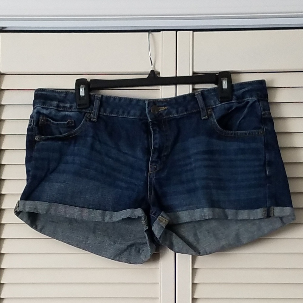AEROPOSTALE BLUE JEAN DENIM SHORTS SIZE 13/14